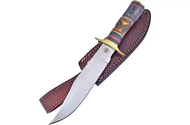 Frost Landing Eagle Bowie Fixed Blade Knife